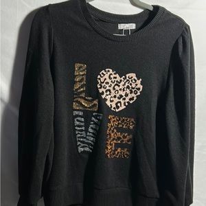 Black Jogger set 
(Pant & pullover shirt) . Size L